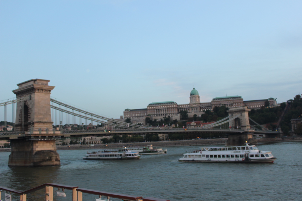 chain bridge, budapest, hungary, viking river cruise, danube, travel, Europe