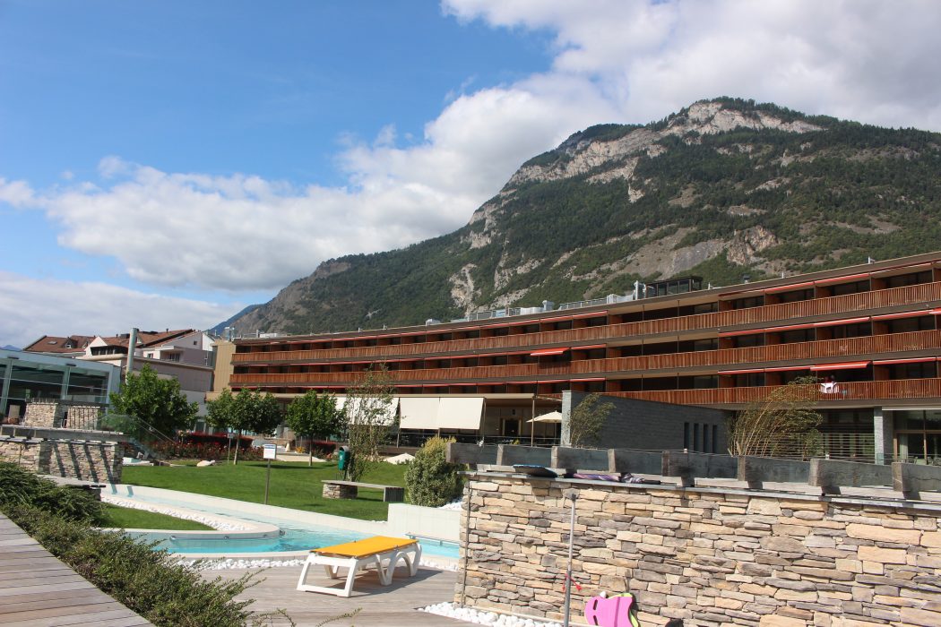Les Bains de Saillon, Baths of Saillon, Valais, Switzerland, spa, thermal, springs