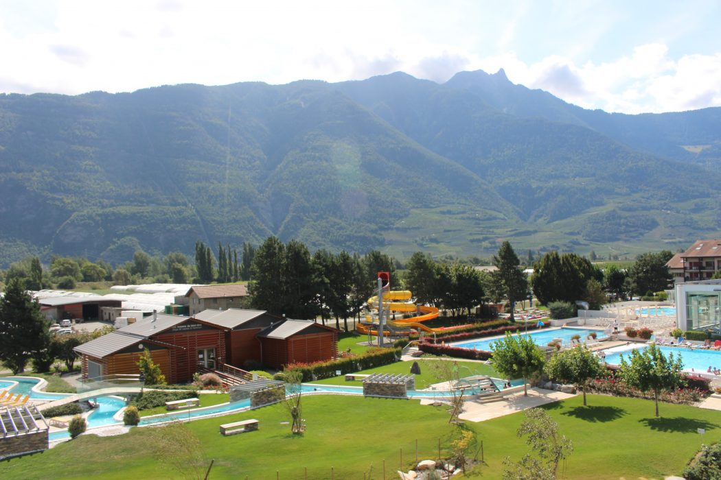 Les Bains de Saillon thermal park and spa