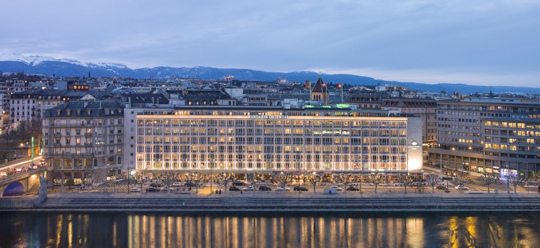 Hotel exterior winter