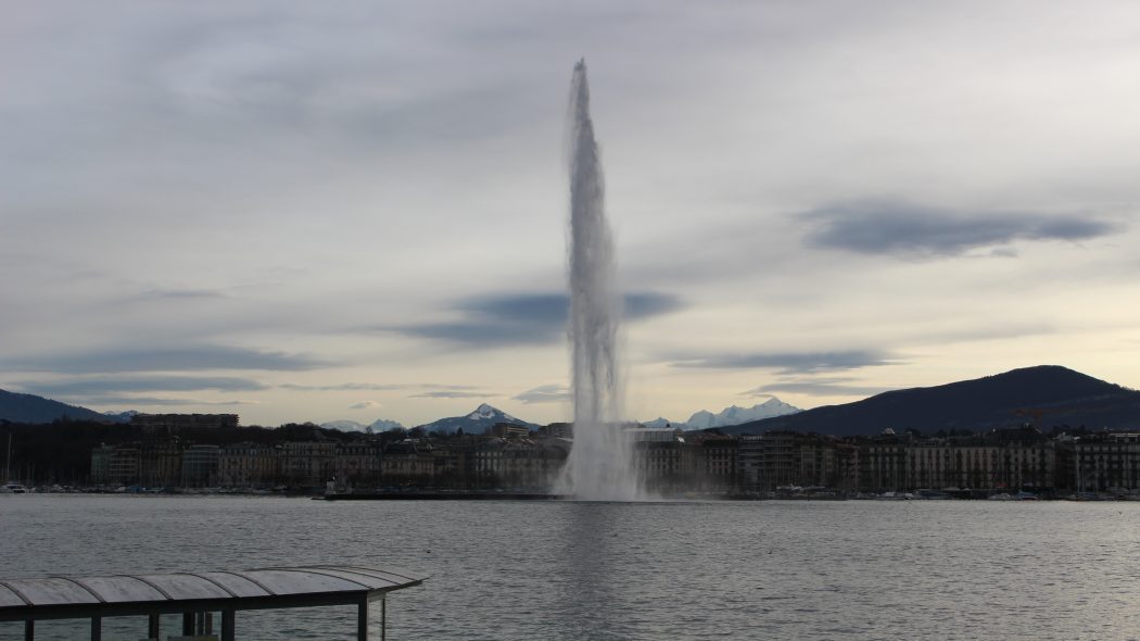Geneva harbour during the day