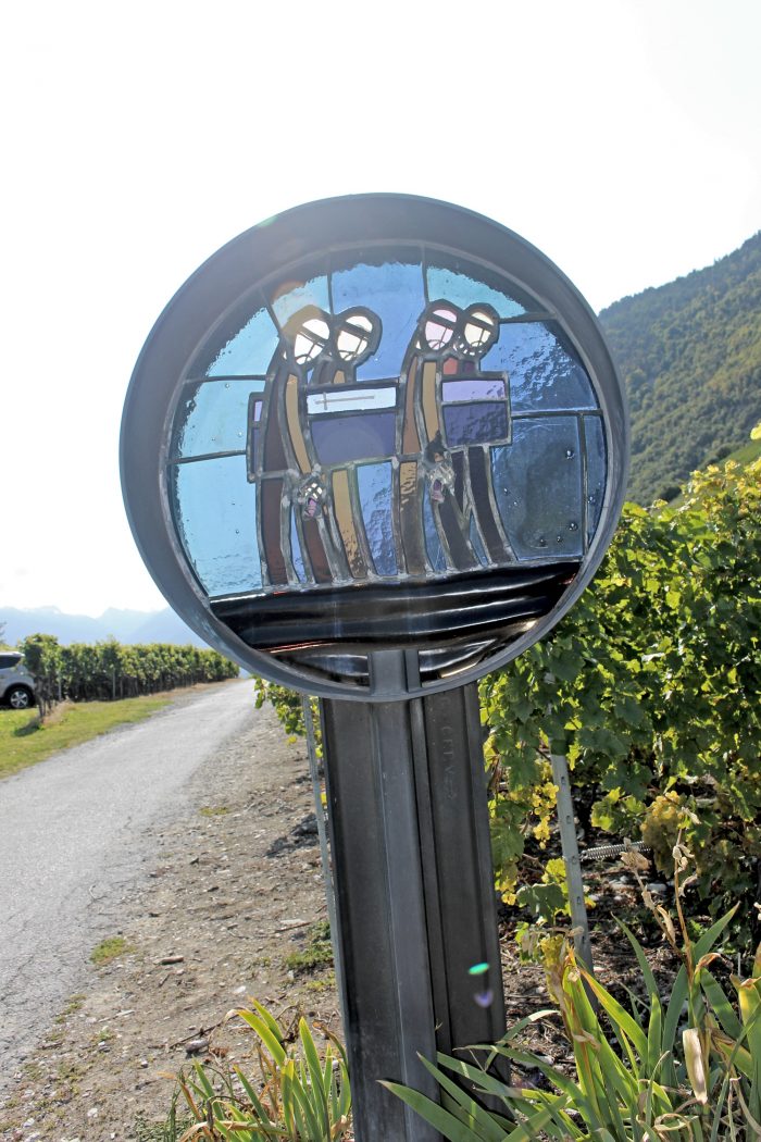 Shannon Skinner travels to Saiilon, Valais, switzerland on a pilgrimage to walk Farinet Path and visit Dalai Lama vineyard