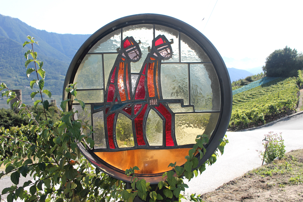 Shannon Skinner travels to Saiilon, Valais, switzerland on a pilgrimage to walk Farinet Path and visit Dalai Lama vineyard