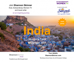 India, travel, shannon skinner, extraordinarywomentv, women, tour