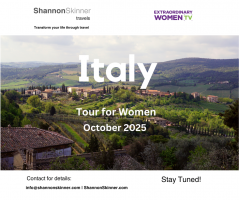 Italy tour for women, Shannon Skinner, Extraordinary Women TV